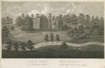 Prestwood Hall: gravura, nd [1762-1802] (impressão) de Stebbing Shaw