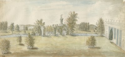 Shugborough - Arquitetura "ateniense": pintura em aquarela, sd [1762-1802] de Stebbing Shaw