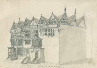 Stafford - Antiga &39;Casa Alta&39;: pintura a aquarela, nd [1794] (pintura) de Stebbing Shaw