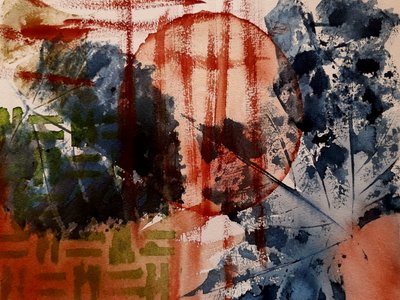 Experiência com folhas - N.º 3 de Steegs Art Karin