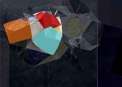 Composição geométrica abstrata de Stefan Fransson
