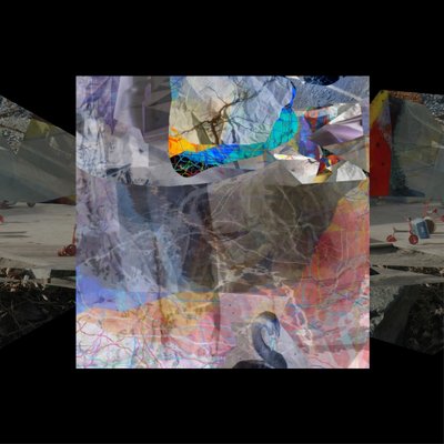Colagem abstrata de cisnes de Stefan Fransson