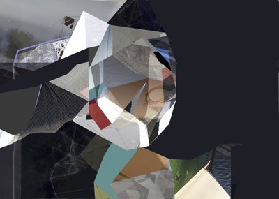 Formas geométricas fragmentadas de Stefan Fransson