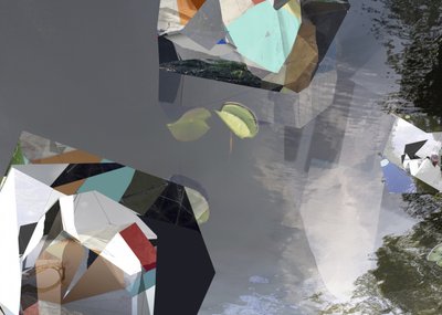 Reflexos fragmentados na água de Stefan Fransson