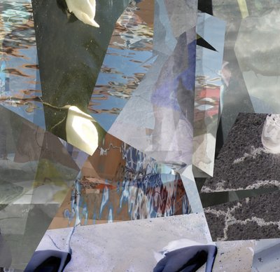 Cisnes de Água Fragmentada de Stefan Fransson
