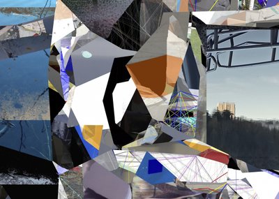Geometria fragmentada moderna de Stefan Fransson