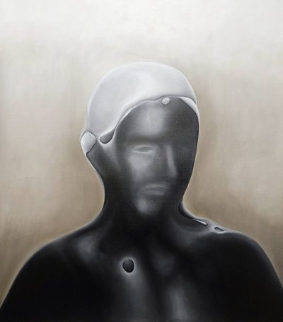 Figura abstracta escura de Stefano Mazzolini
