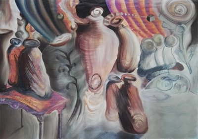Figuras oníricas abstratas de Stefano Mazzolini