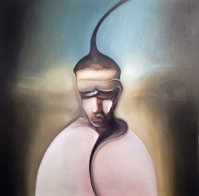 Figura surrealista escura de Stefano Mazzolini