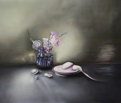 Natureza-morta floral onírica de Stefano Mazzolini