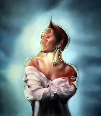 Retrato fluido etéreo de Stefano Mazzolini