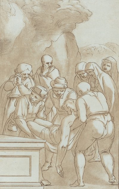 O sepultamento, c. 1780. de Stefano Mulinari