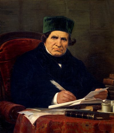 Retrato de Giovan Battista Niccolini, dramaturgo e patriota italiano por Stefano Ussi (1822-1901), óleo sobre tela, 68x74 cm de Stefano Ussi