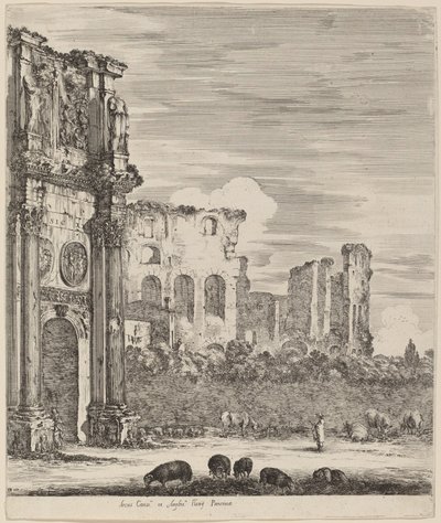 paisagem de Stefano della Bella