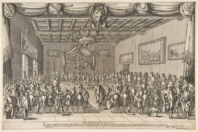 Banquete dos Prazeres, 1627. de Stefano della Bella