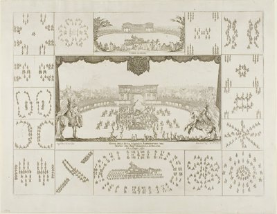 Carrossel para Fernando II, Duque de Toscana de Stefano della Bella