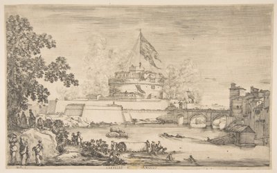 Castel Sant Angelo, ca. 1634 de Stefano della Bella
