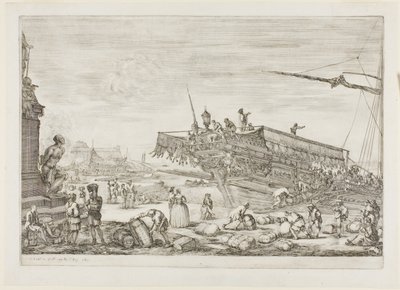 Mudança de uma galé da Ordem de Santo Estêvão de Stefano della Bella