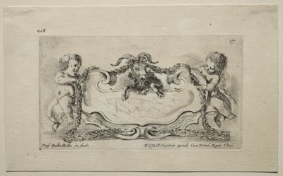 Coleção de Vários Caprichos e Novos Desenhos de Cartuchos e Ornamentos: Nº 17 de Stefano della Bella