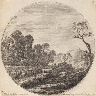 paisagem de Stefano della Bella