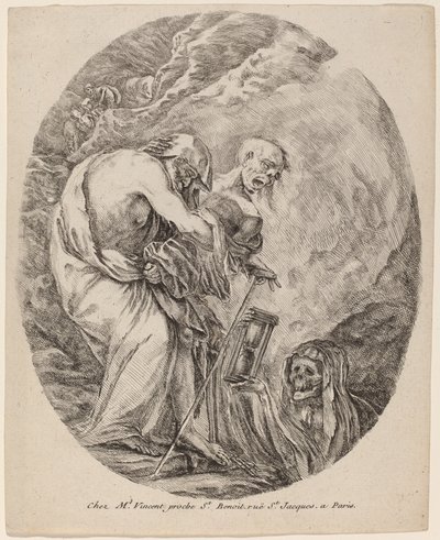 Morte com um velho de Stefano della Bella