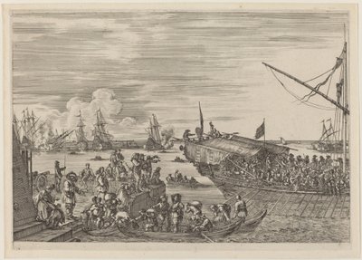 Partida de um navio de Stefano della Bella