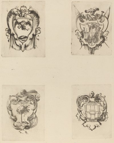 Four Emblems for the Funeral of Prince Francesco de Medici de Stefano della Bella