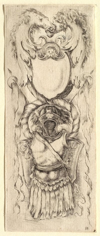 Cavalos e armaduras de Stefano della Bella