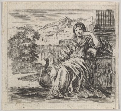 Juno, de Game of Mythology Jogo de Mitologia, 1644. de Stefano della Bella