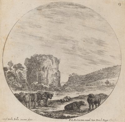 paisagem de Stefano della Bella