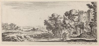 Landscape with Ruins de Stefano della Bella