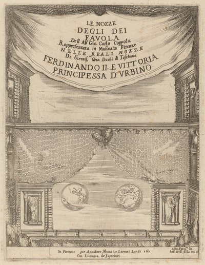 O Casamento dos Deuses: Frontispício de Stefano della Bella