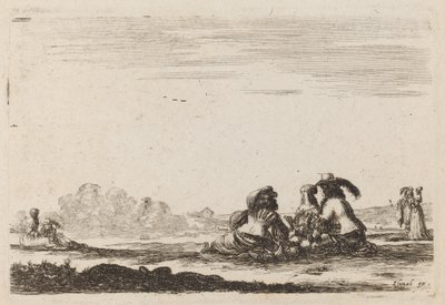 paisagem de Stefano della Bella