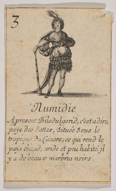 Numídia, 1644. de Stefano della Bella