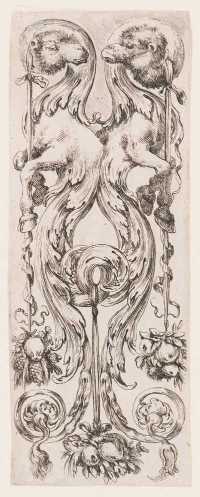 Prato, de Ornamenti o Grottesche (Ornamentos ou Grotescos) de Stefano della Bella