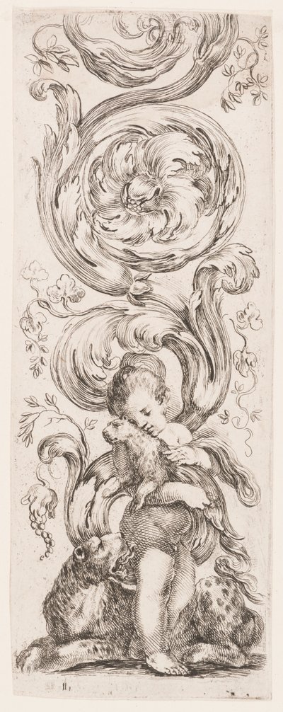Prato, da série Ornamenti o grottesche (Ornamentos ou Grotescos) de Stefano della Bella