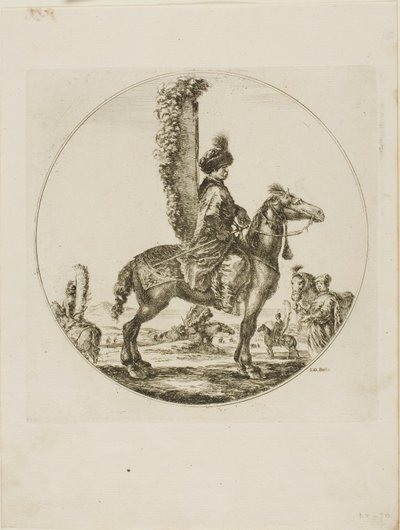 cavaleiro polonês de Stefano della Bella