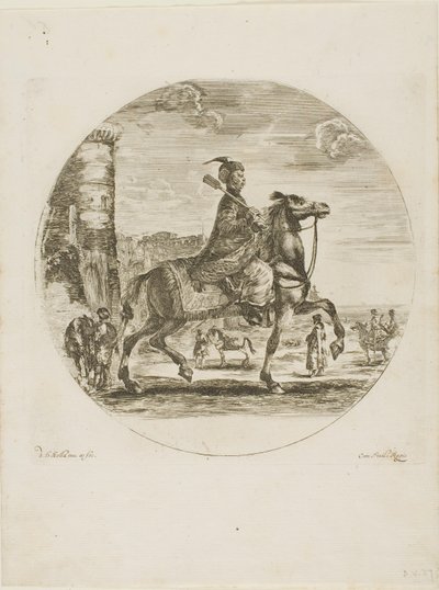 cavaleiro polonês de Stefano della Bella