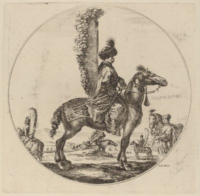 Hussardo polonês de Stefano della Bella