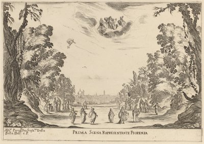 paisagem de Stefano della Bella
