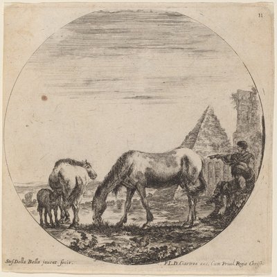 Pirâmide de Caio Céstio de Stefano della Bella