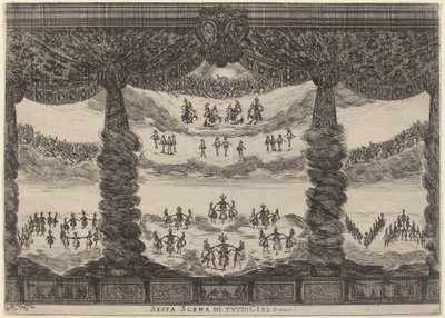 paisagem de Stefano della Bella