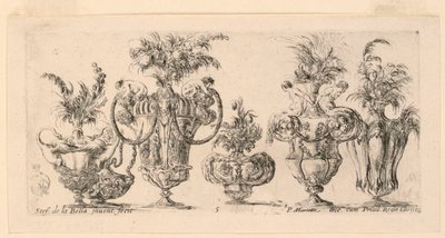 Seis Vasos, de "Raccolta de Stefano della Bella