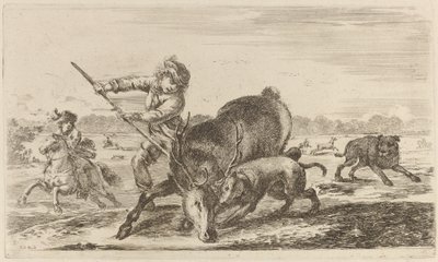 Veado na Baía de Stefano della Bella