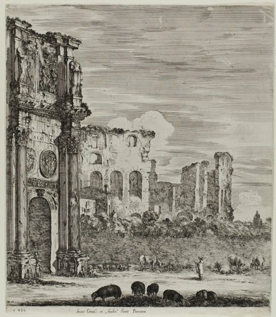 O Arco de Constantino de Stefano della Bella