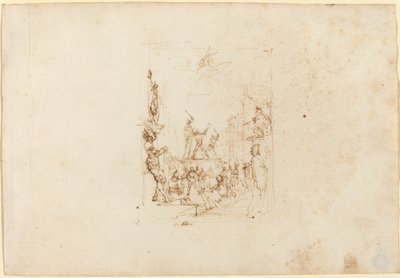 O martírio de Santo André. de Stefano della Bella