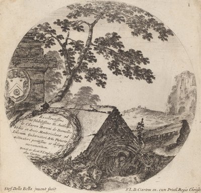 paisagem de Stefano della Bella
