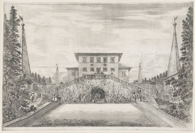 Vila Pratolino De Villa Pratolino (título da série) Vues de la villa de Pratolino (título da série) de Stefano della Bella