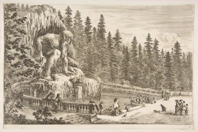 Villa de Pratolino: The Appenino, ca. 1653 de Stefano della Bella