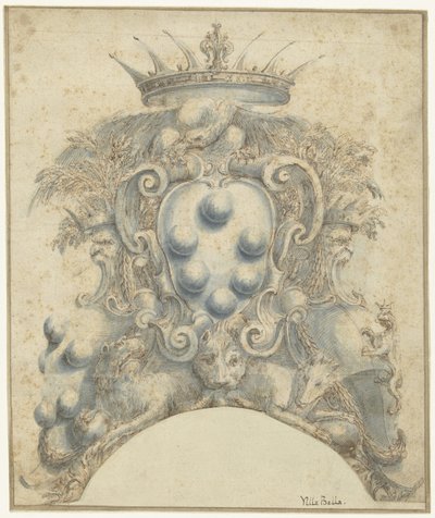 Brasão da família Medici de Stefano della Bella